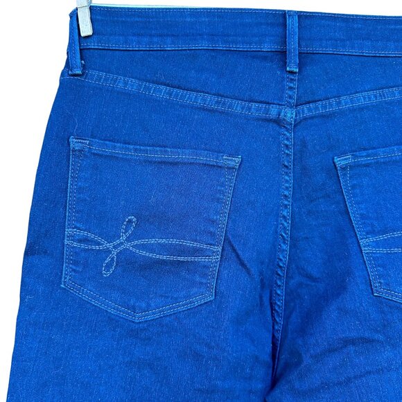 Levi's Denizen High Rise Zip Ankle Skinny Dark Blue Women's Jeans Size 12 - Picture 11 of 12